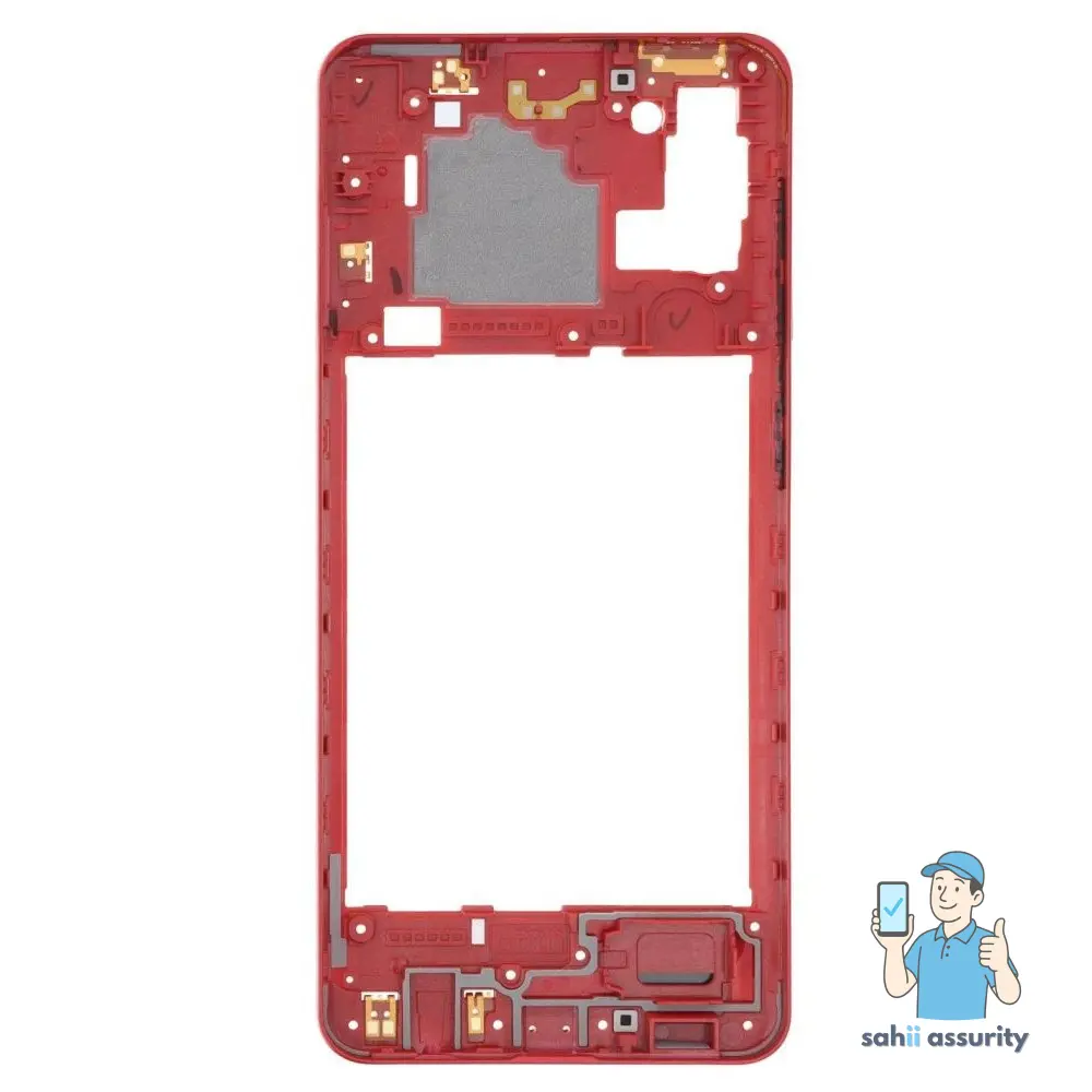 Middle Frame Ring Only for Samsung Galaxy A21s Red thumbnail